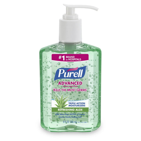 Purell Adv Aloe 8oz Pump (2 Pack)
