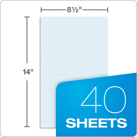 Ampad Evidence Cross-section Legal-Size Quadrille Pad, White (22-028)