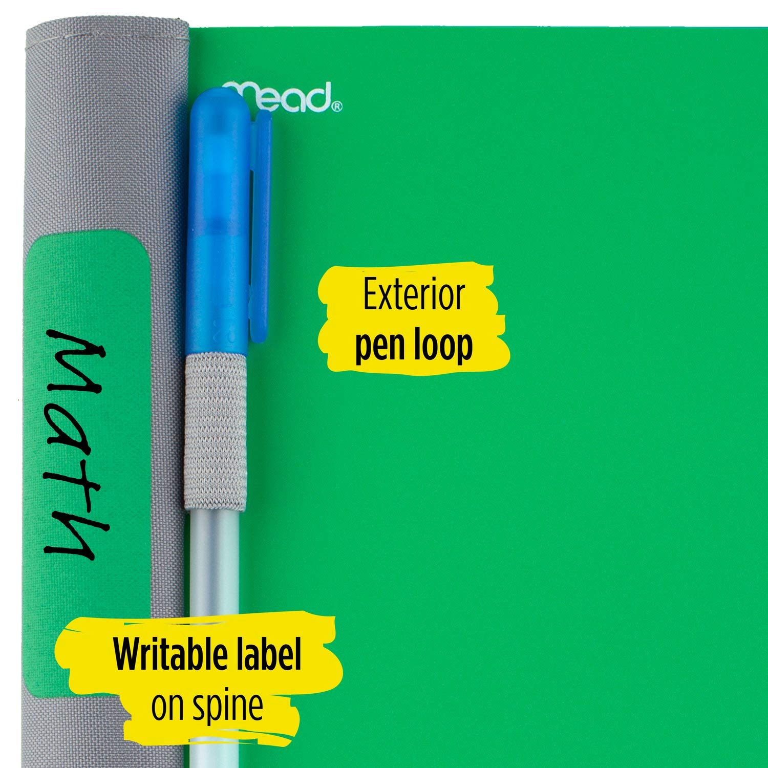 Five Star Advance Spiral Notebook, 2 Subject, College Ruled Paper, 100 Sheets, 9-1/2" x 6", Blue (73162)