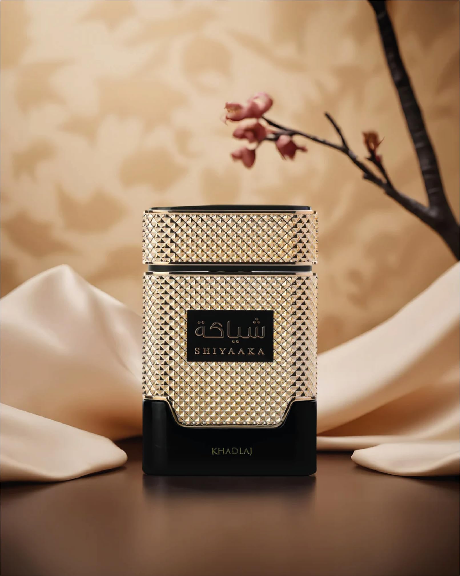 KHADLAJ PERFUMES Khadlaj Shiyaaka Gold Eau De Parfum Spray for Women, 3.4 Ounce