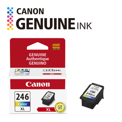 Canon CL-246 XL Genuine Color Ink Cartridge, Compatible with iP2820, MG2420/2924/2920/3020/2522/2525, MX492, TS3120/302/302a/202/202a/4520/3320