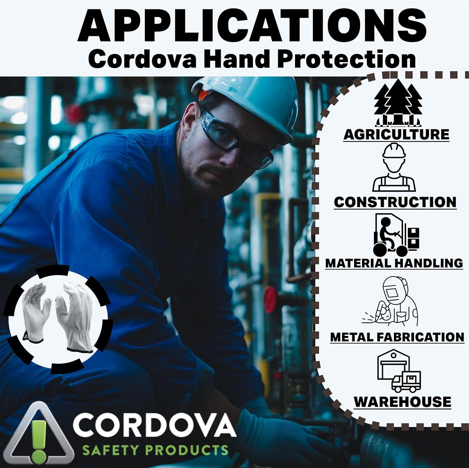 Cordova 8500 Premium Grain Goatskin Driver Gloves, Unlined, Shirred Elastic Back, Keystone Thumb, Light Gray, 2X-Large, 12-Pack