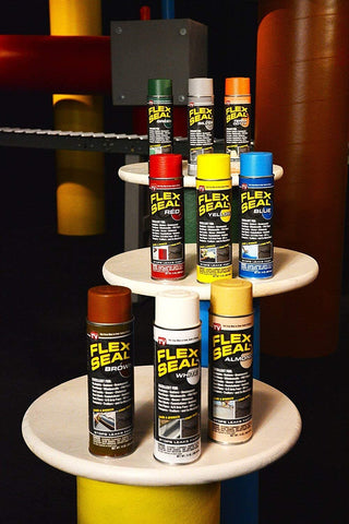 Flex Seal, 14 oz, Blue, Stop Leaks Instantly, Waterproof Rubber Spray On Sealant Coating, Perfect for Gutters, Wood, RV, Campers, Roof Repair, Skylights, Windows, and More
