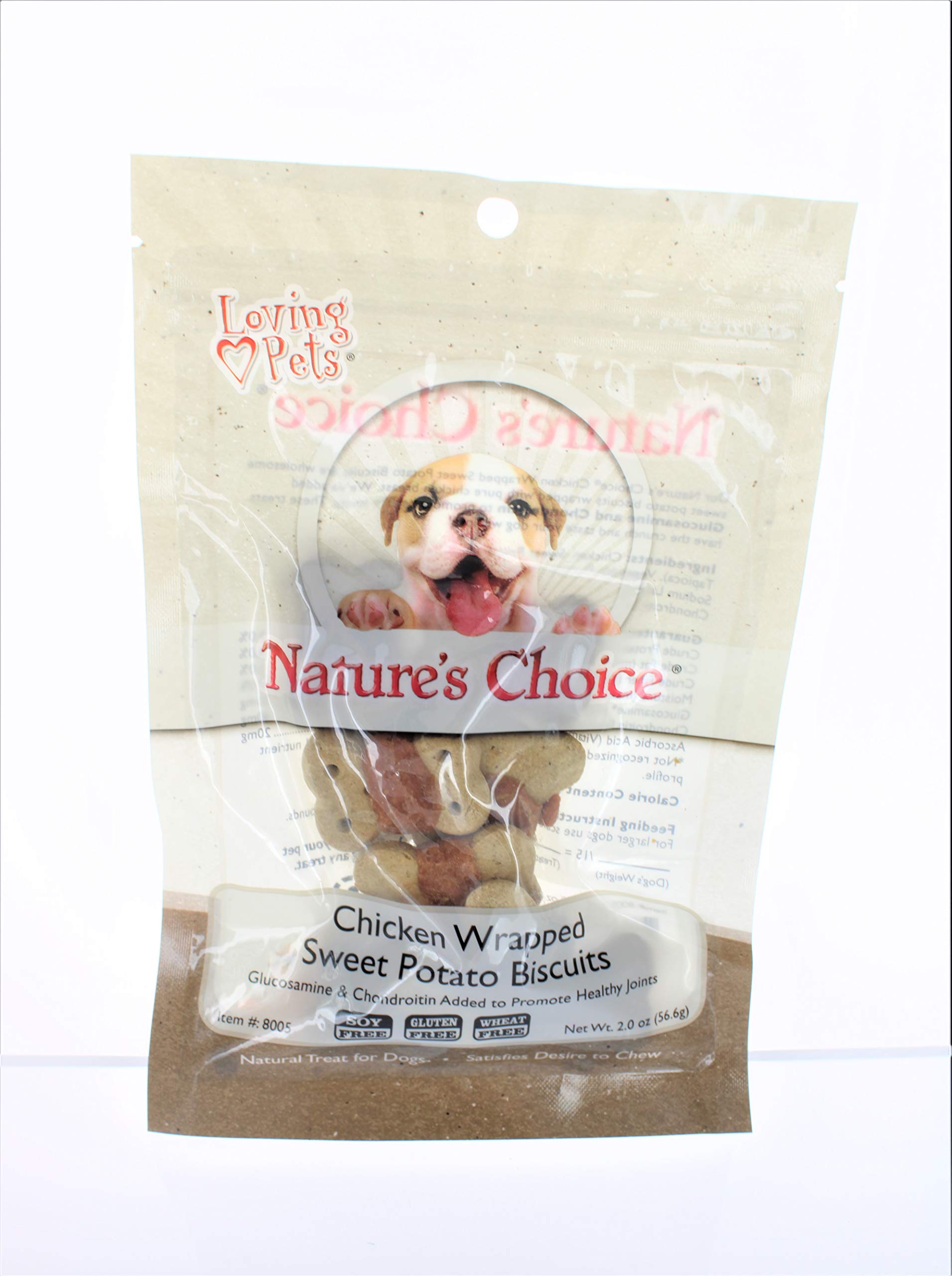 Natural Value Sweet Potato Biscuit Wrapped with Chicken Breast
