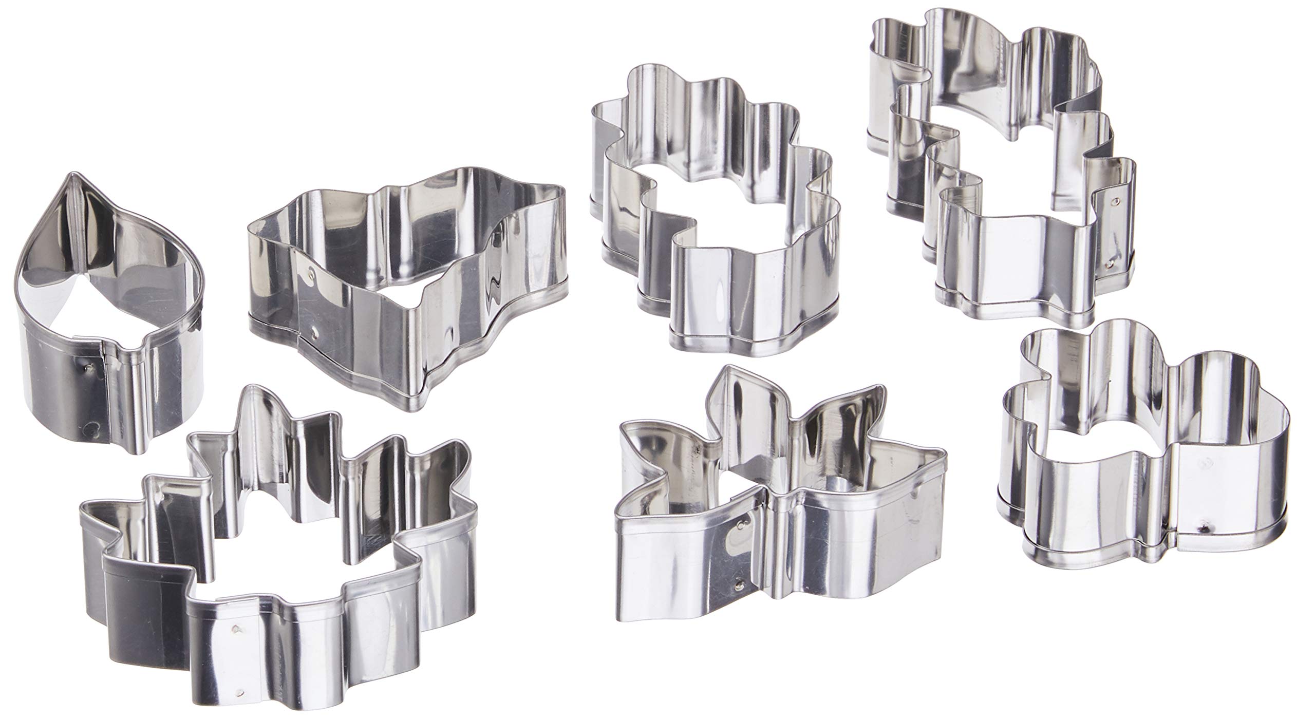 Ateco 7 pc Stainless Steel Leaf Cutter Set