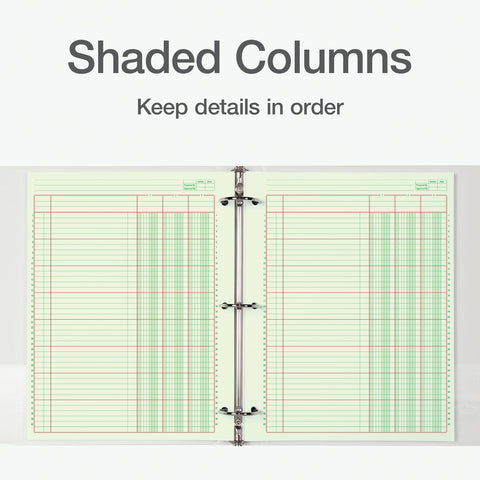 Adams Columnar Analysis Pad, 3 Column, 8 1/2 X 11, Single Page Format, 50 Sheets/pad (ACP85113)