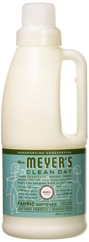 Mrs. Meyer'S Liquid Fabric Softener Biodegradable Basil 32 Oz