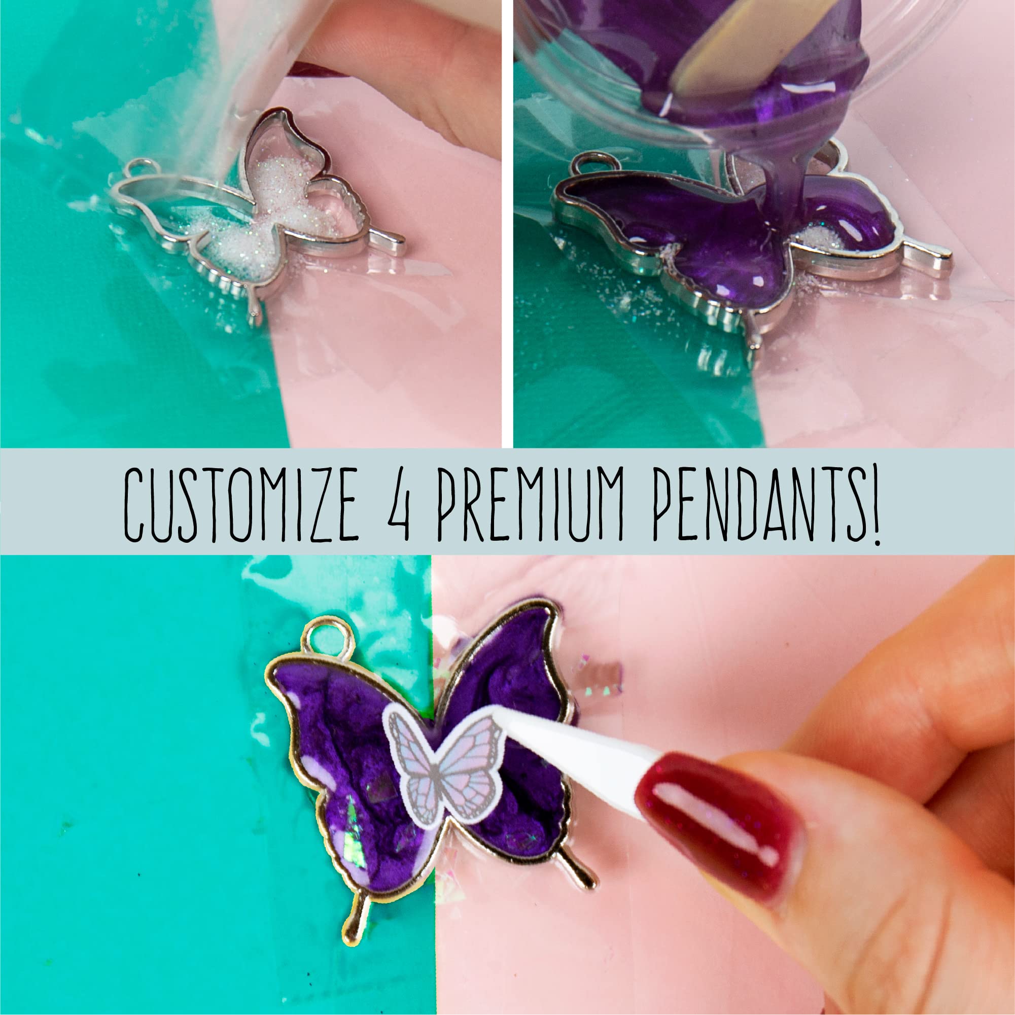 STMT D.I.Y. Resin Jewelry Studio, All-in-One Resin Jewelry Making Kit with Molds, Fun DIY Kit to Make Your Own Necklaces, Bracelets & More, Great Gift for Teen Girls 14+