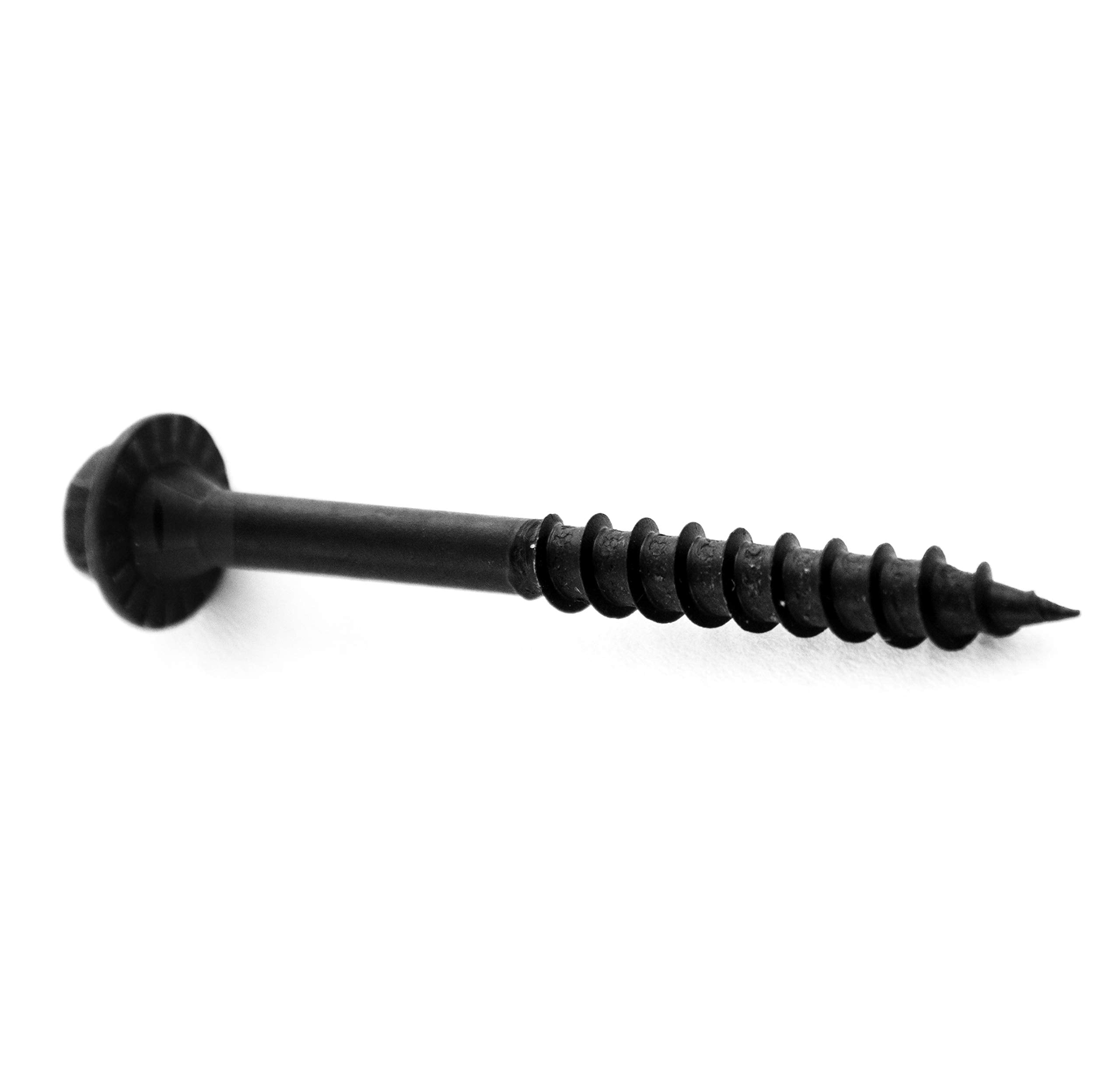 OZCO 25 Pcs OWT Timber Screws 1/4" x 3-3/4" | Structural Wood Screws for Pergola, Deck, Fence and Outdoor Wood Structures | Epoxy-Coated Steel Fasteners