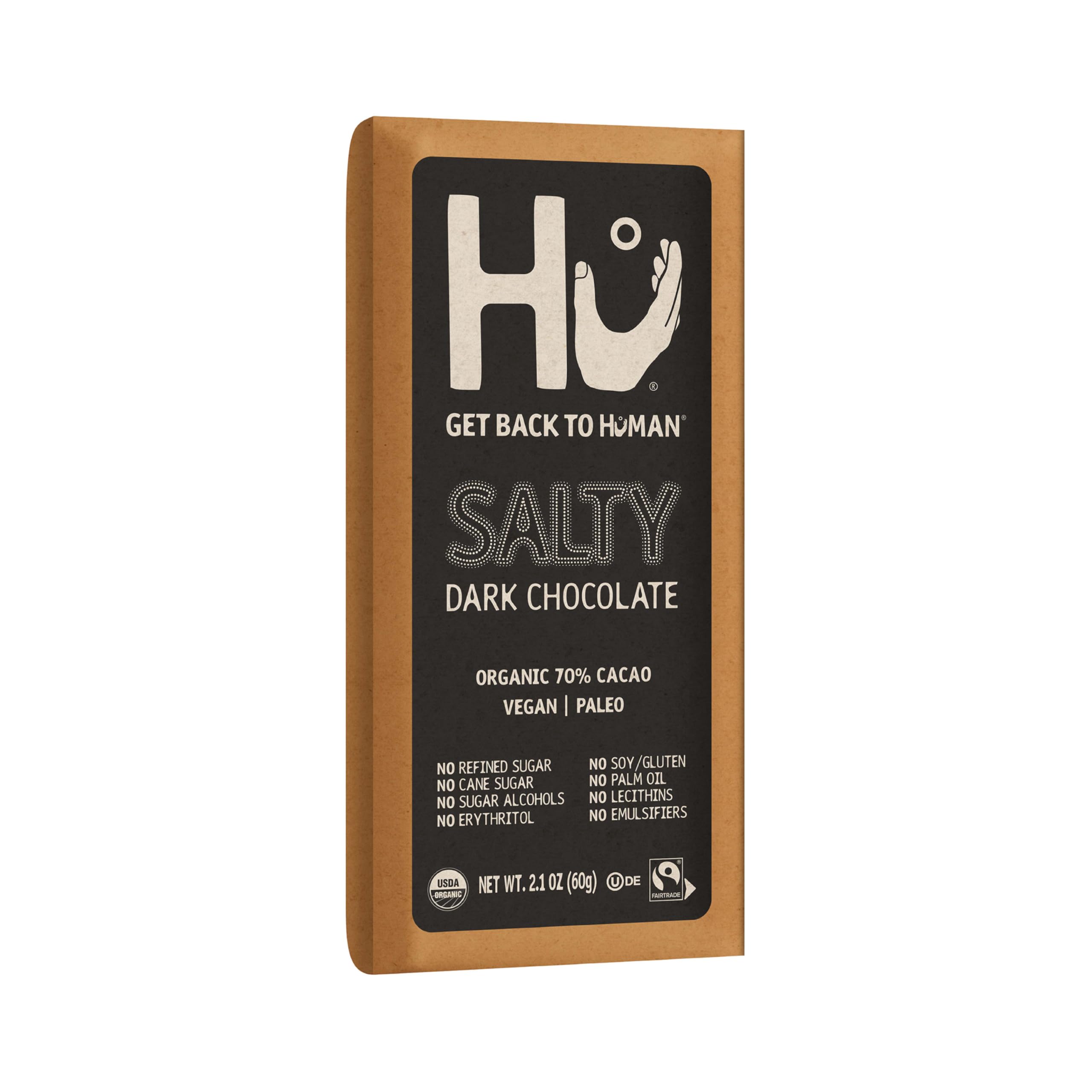 Hu Salty Dark Chocolate Bar, 2.1 Ounce Bar, 1 Count