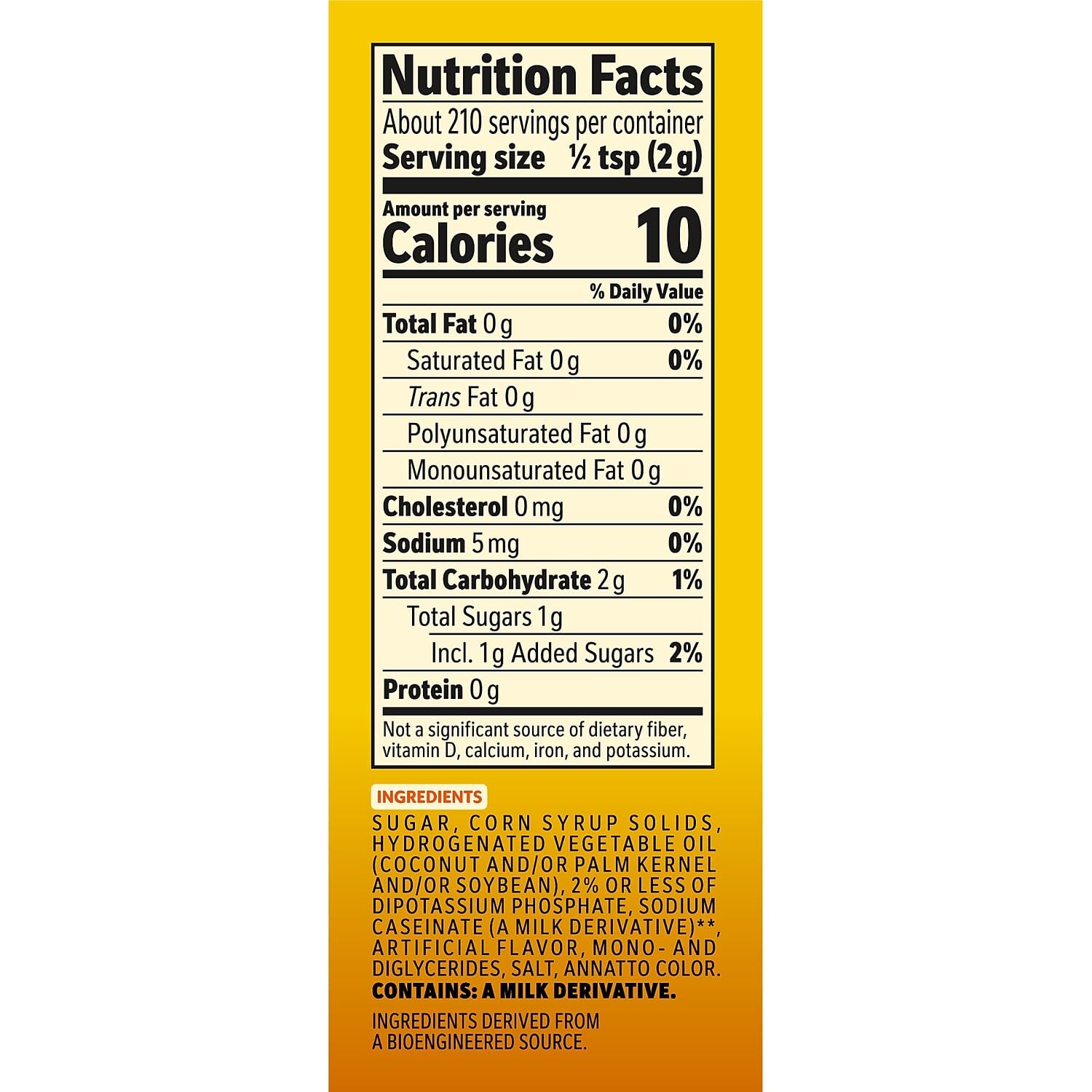 Nestle Coffee Mate, NES12345, Powdered Coffee Creamer, Gluten-Free, 1 Each