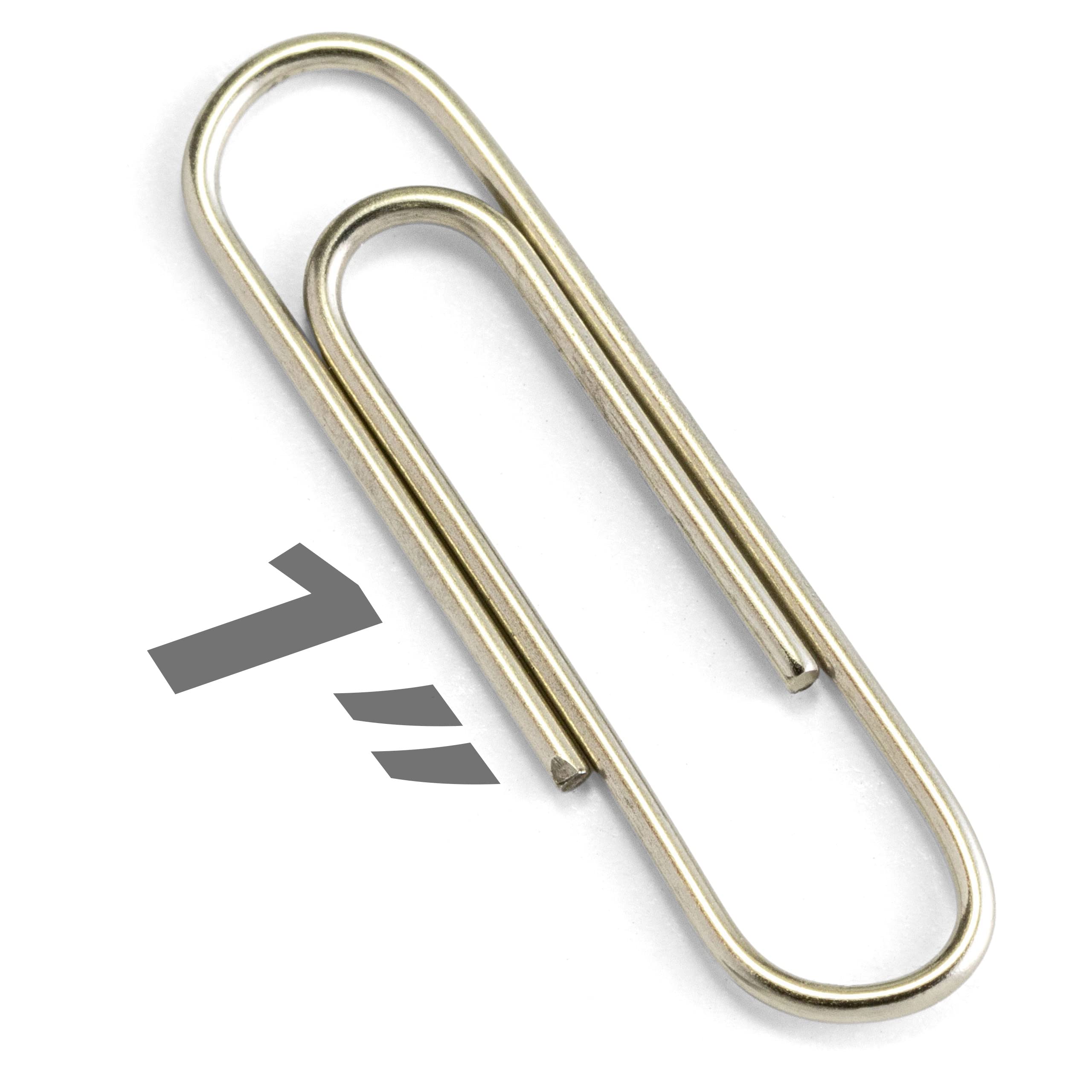 Officemate Small #3 Size Paper Clips, Silver, 200 in Pack (97219)
