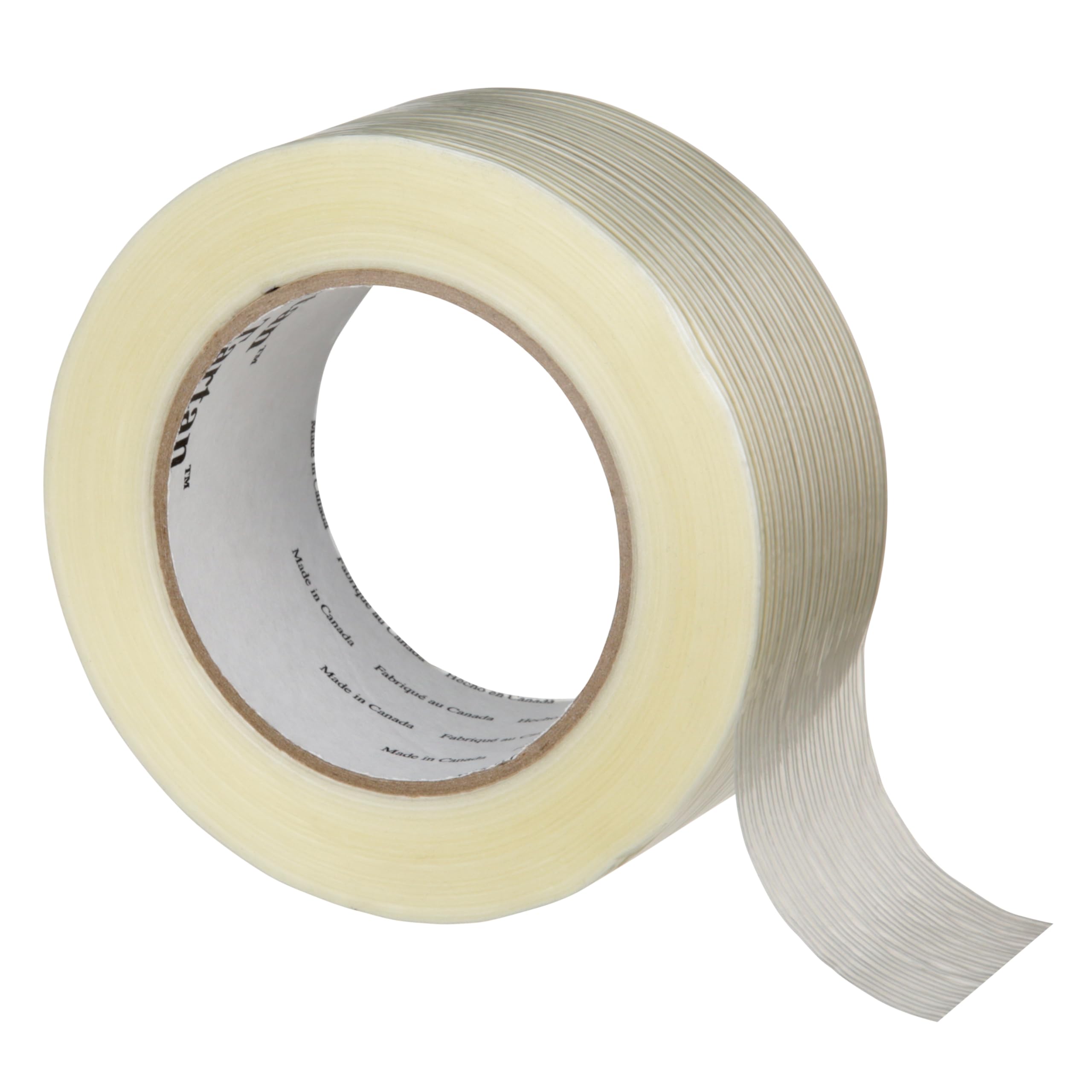 3M 8934 Tartan Filament Tape, Clear, 4 mil, 48 mm x 55 m, Pack of 24