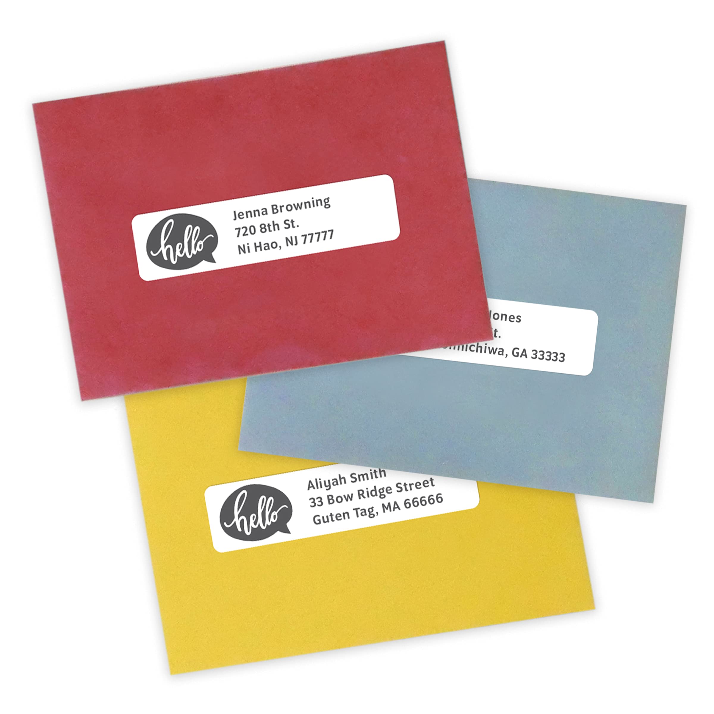 MACO COVER-ALL Printable Labels for Shipping - Laser/Ink Jet Compatible Shipping Labels, 20 per Sheet, 1" x 4", Box of 100 Pages/2000 Labels, White