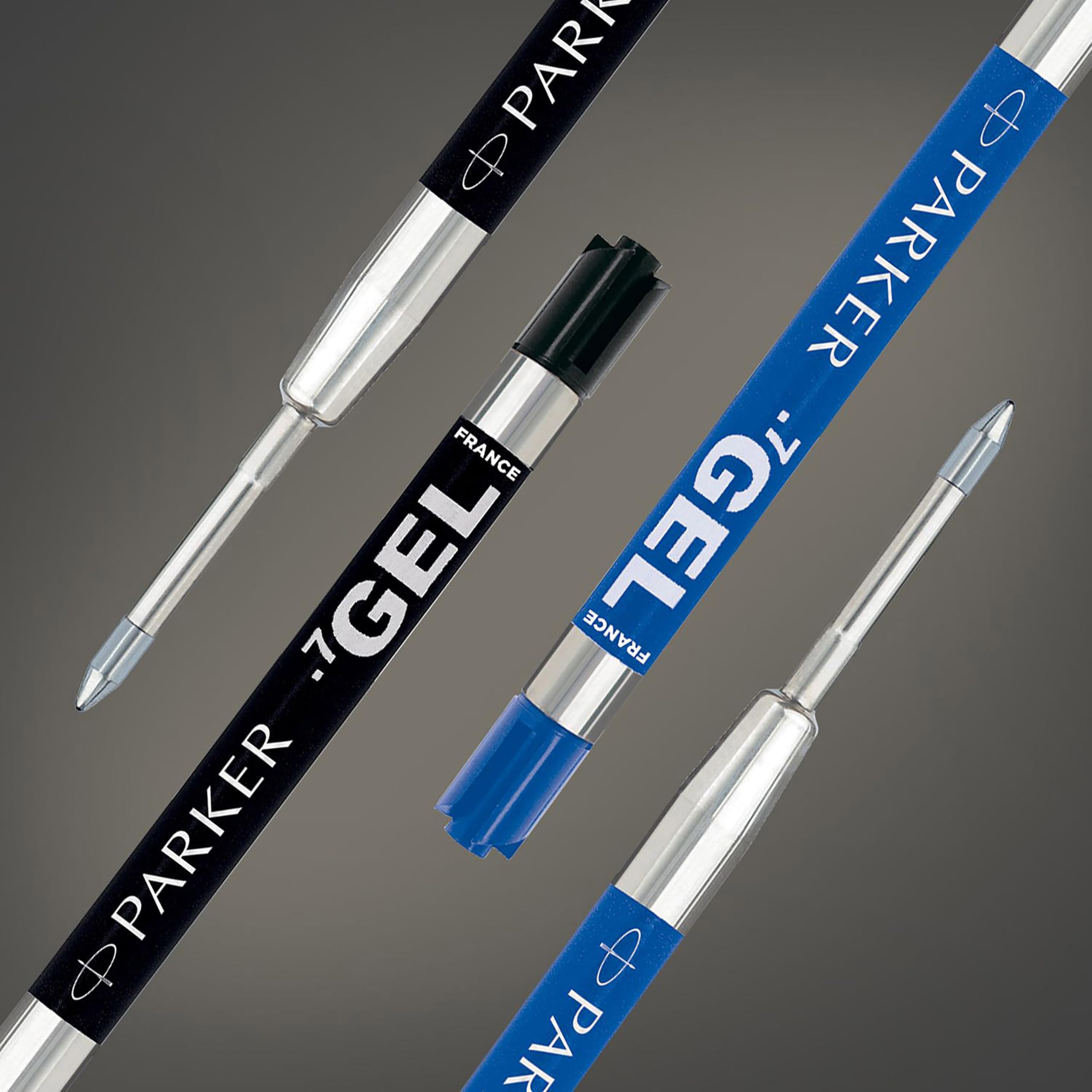 Parker Jotter London Ballpoint and Gel Pen Refill Discovery Pack: 3 Quinkflow Refills for Ballpoint Pens & 3 Quink Gel Refills
