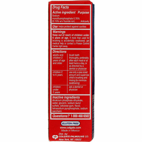 Colgate Cavity Protection Fluoride Toothpaste, Great Regular Flavor, Travel Size TSA Aproved, 1 Ounce (Pack of 8)