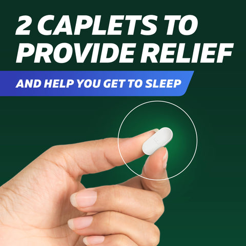 Excedrin PM for Headache Relief, Acetaminophen 250mg, Aspirin 250mg, Diphenhydramine Citrate 38mg, Pain Reliever, Nighttime Sleep-Aid, 24 Count