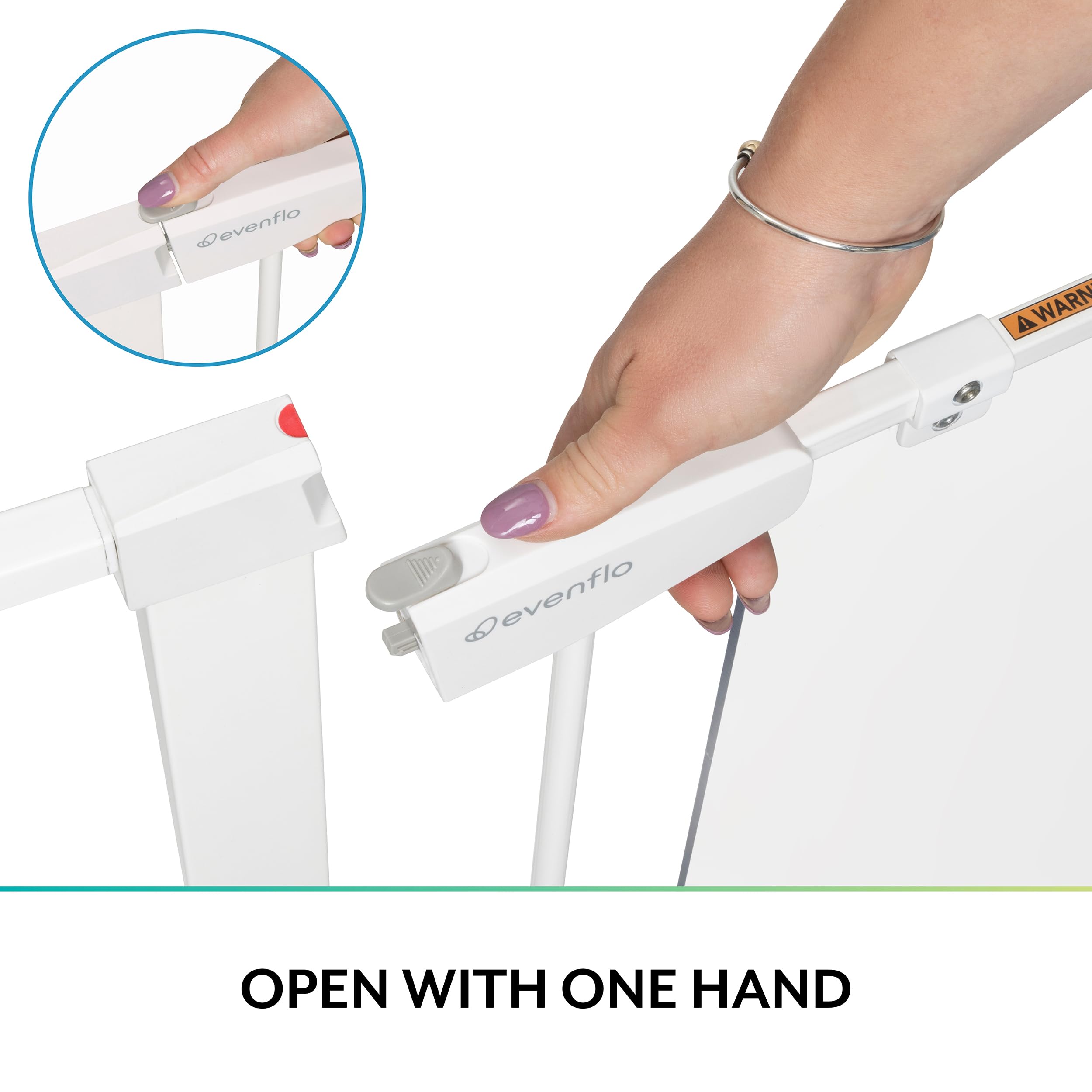 Evenflo Easy Walk-Thru Clear Gate