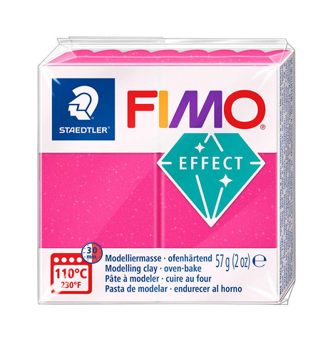 Staedtler FIMO Effects Polymer Clay - -Oven Bake Clay for Jewelry, Sculpting, Ruby Quartz Gem 8020-286
