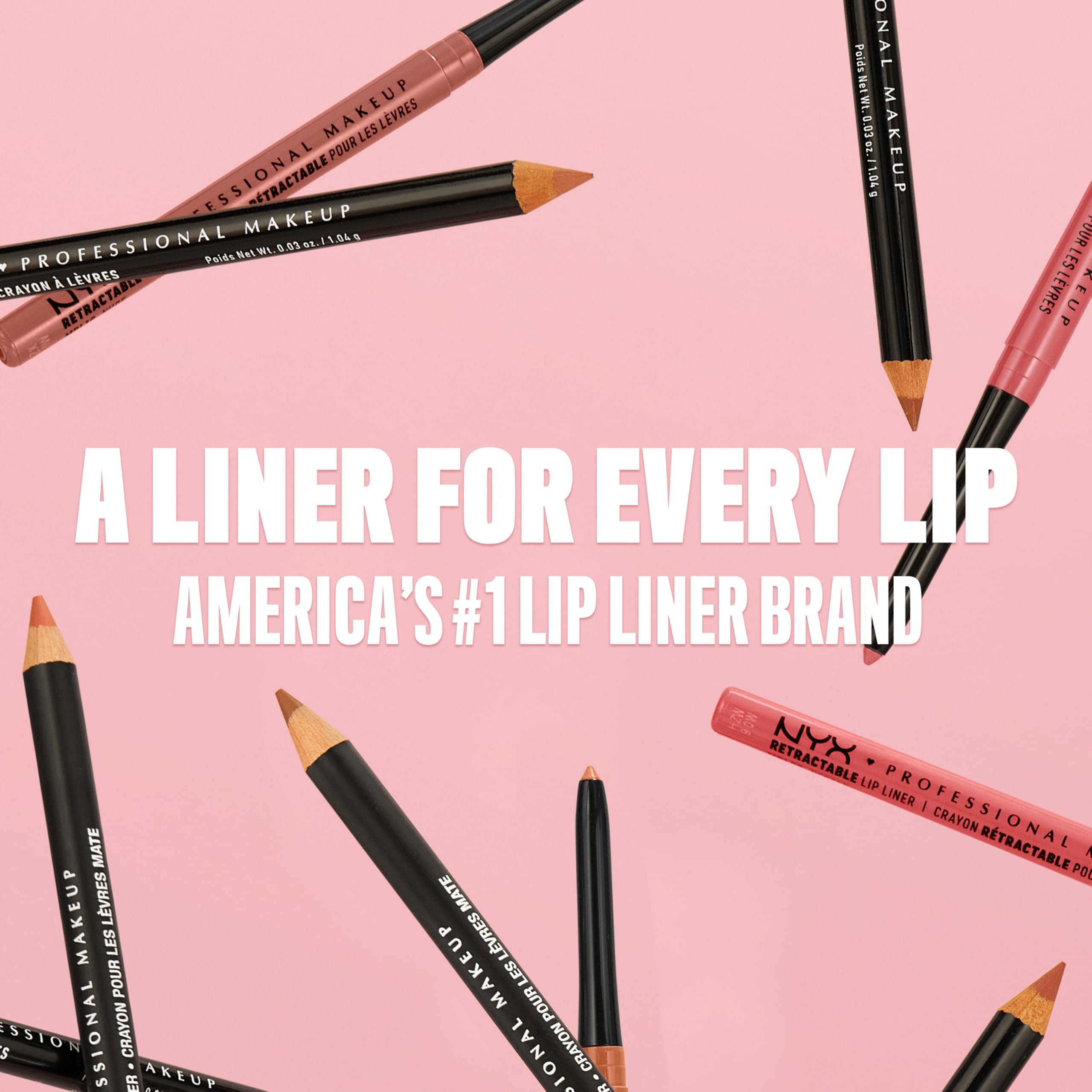 NYX PROFESSIONAL MAKEUP Suede Matte Lip Liner, Velvety-Smooth, Long-Lasting Formula For A Defined Lip Makeup Look - Maison (Brown)