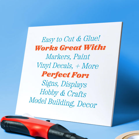 Flipside Products 32" x 40" White Foam Board, Arts and Crafts, 3/16" Thick, Presentations, Large Signboards, Backing Board, Display, Pack of 25
