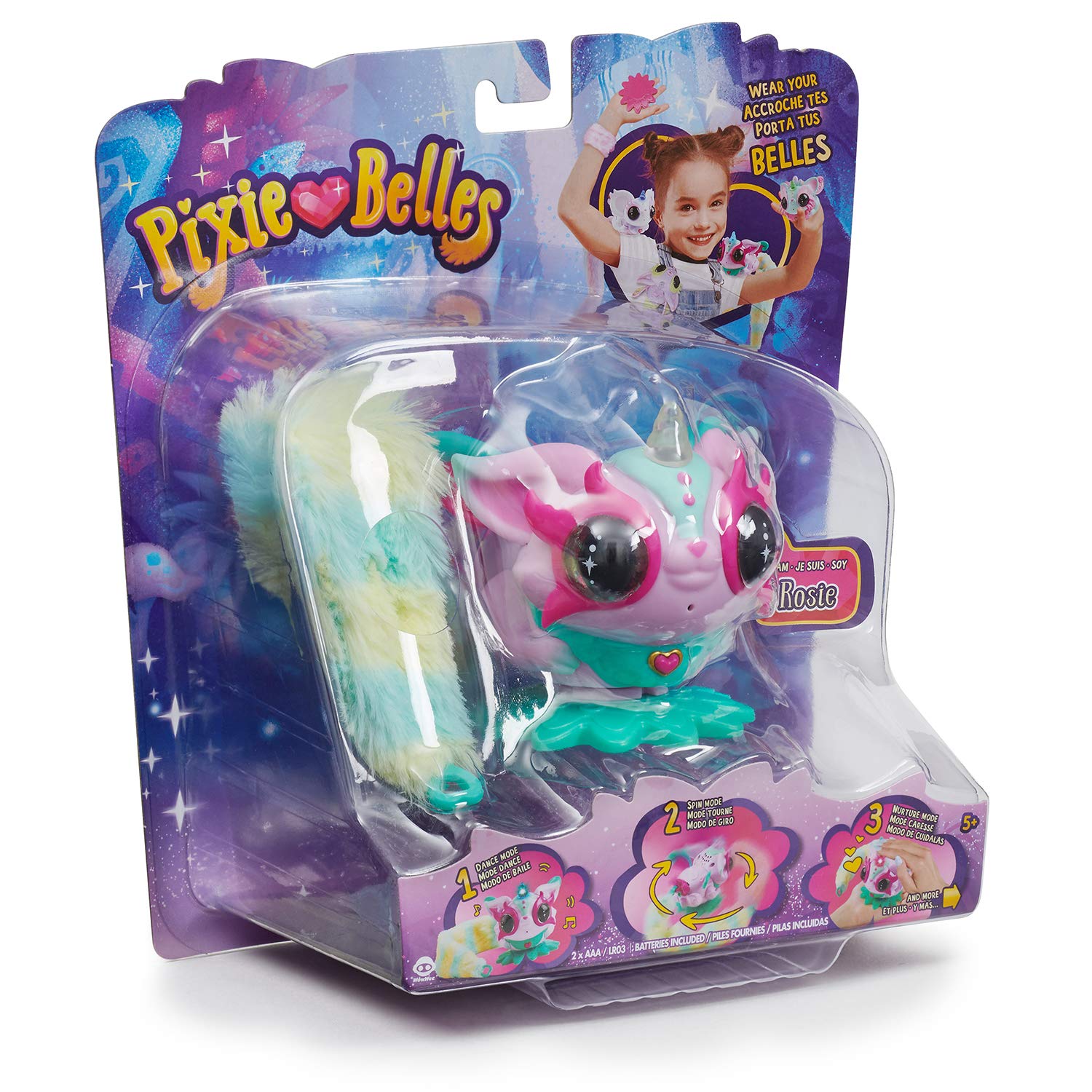 Pixie Belles - Interactive Enchanted Animal Toy, Rosie (Pink)