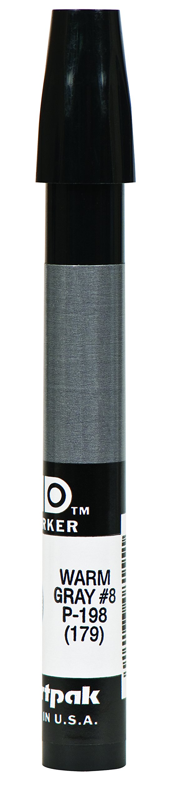 The Original Chartpak AD Marker, Tri-Nib, Warm Gray 8, 1 Each (P198)