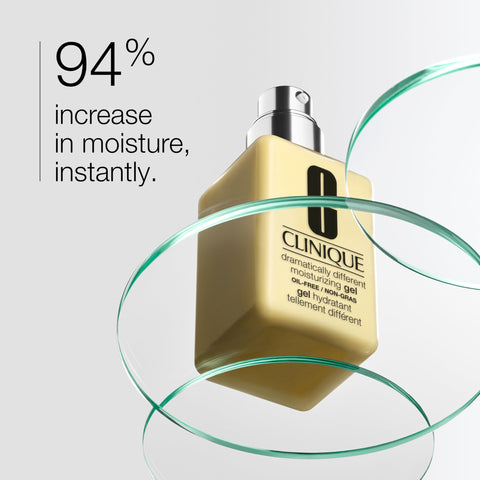 Clinique 3-Step Dramatically Different Moisturizing Gel | Oil-Free | Face Moisturizer for Combination Oily to Oily Skin Types, 4.2 Fl Oz