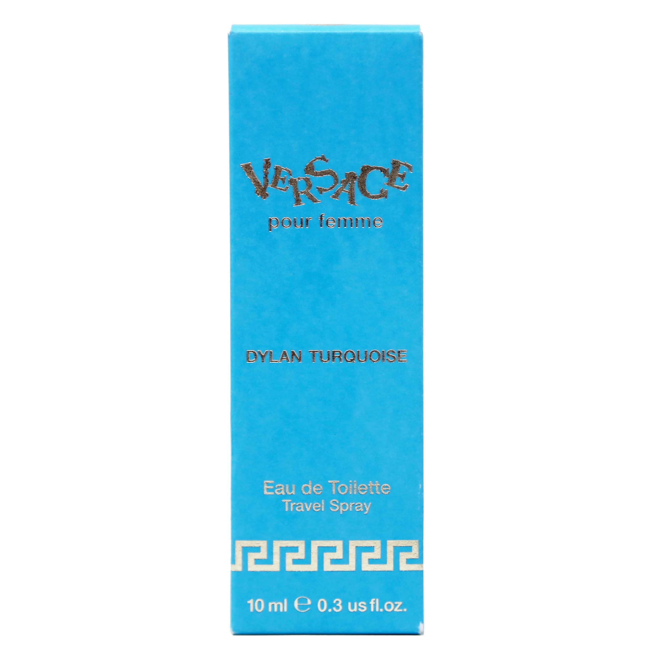 Versace Dylan Turquoise Pour Femme 0.3 oz Eau de Toilette Travel Spray