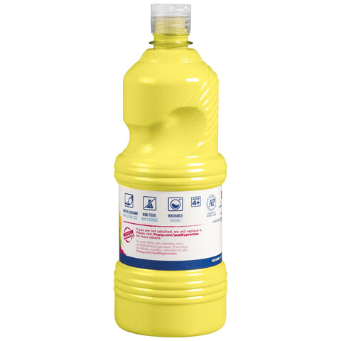 Prang Washable Tempera Paint, Yellow, 32 Oz., 1 Count