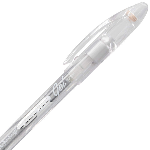Pentel Arts Sunburst Metallic Gel Pen, Medium Line, Permanent, Gold and Silver Ink, 2 Pack (K908BPXZ)