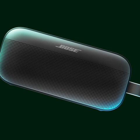 Bose SoundLink Flex Bluetooth Speaker, Portable Speaker with Microphone, Wireless Waterproof Speaker for Travel, Outdoor and Pool Use, Black