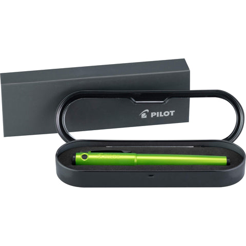 PILOT Explorer Lightweight Fountain Pen in Gift Box, Includes CON-B Converter; Lime Barrel, Fine Nib (12283)