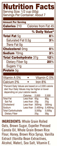 Bob's Red Mill Gluten Free Honey Oat Granola, 12-ounce