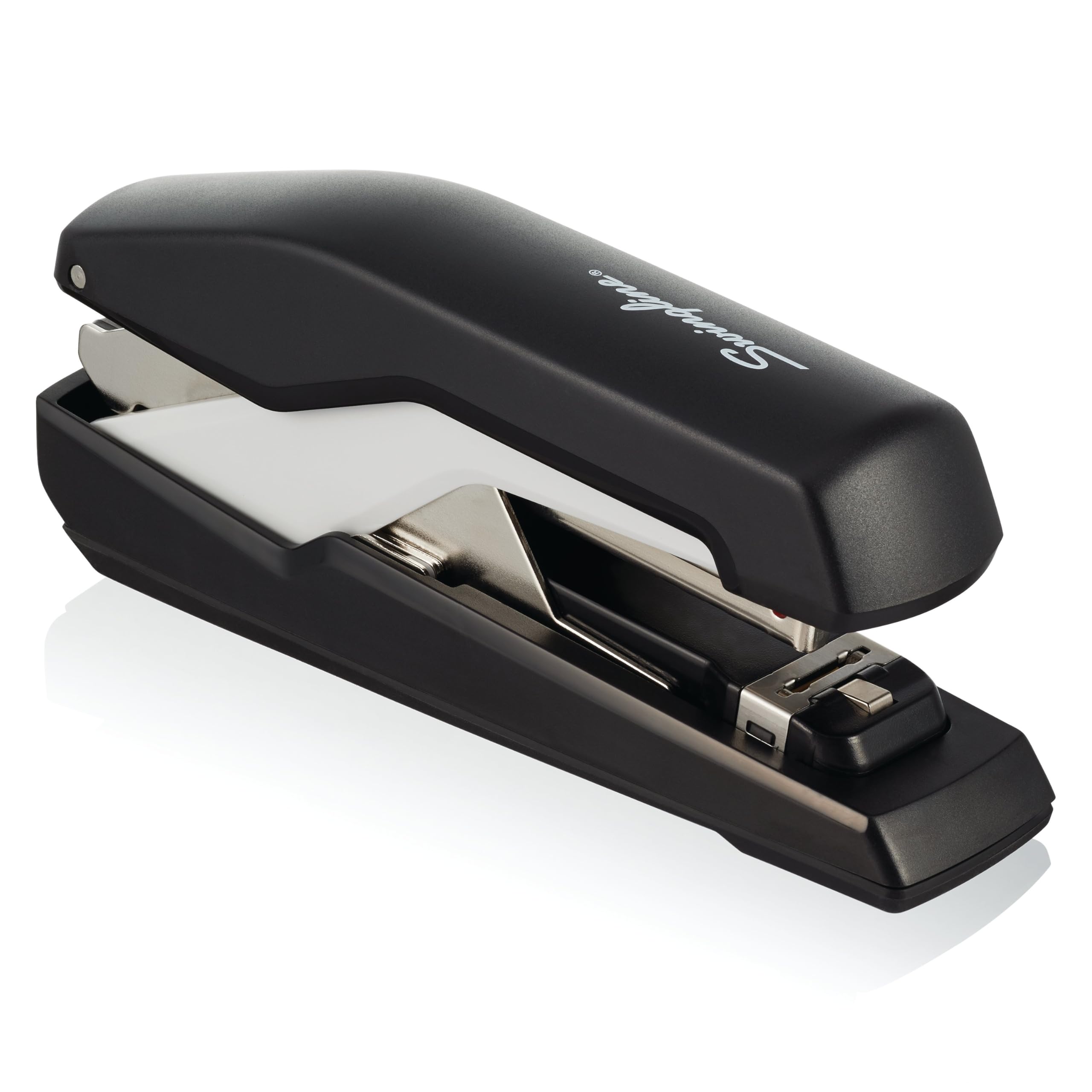 Swingline Stapler, Omnipress 30 Stapler, "Press Anywhere for Easier Use", 30 Sheet Capacity, Black/Gray (5000585A)