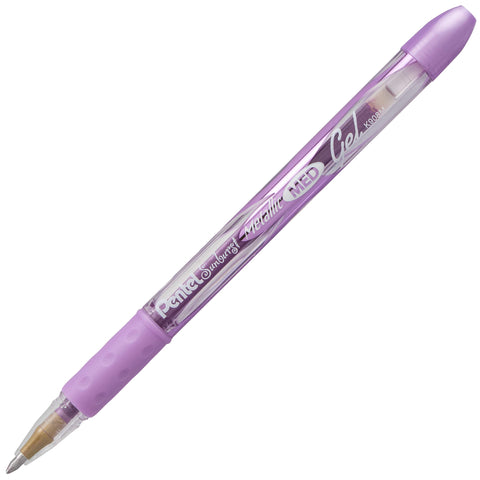 Pentel Sunburst Metallic Gel Pen, Medium Line, Permanent, Assorted Ink, 5 Pack (K908MBP5M)