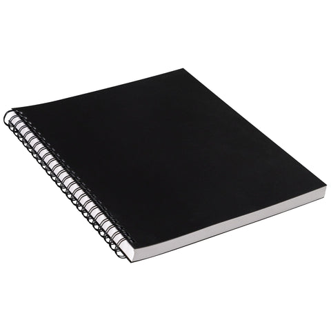 UCreate Poly Cover Sketch Book, Heavyweight, 9" x 12", Black, 75 Sheets
