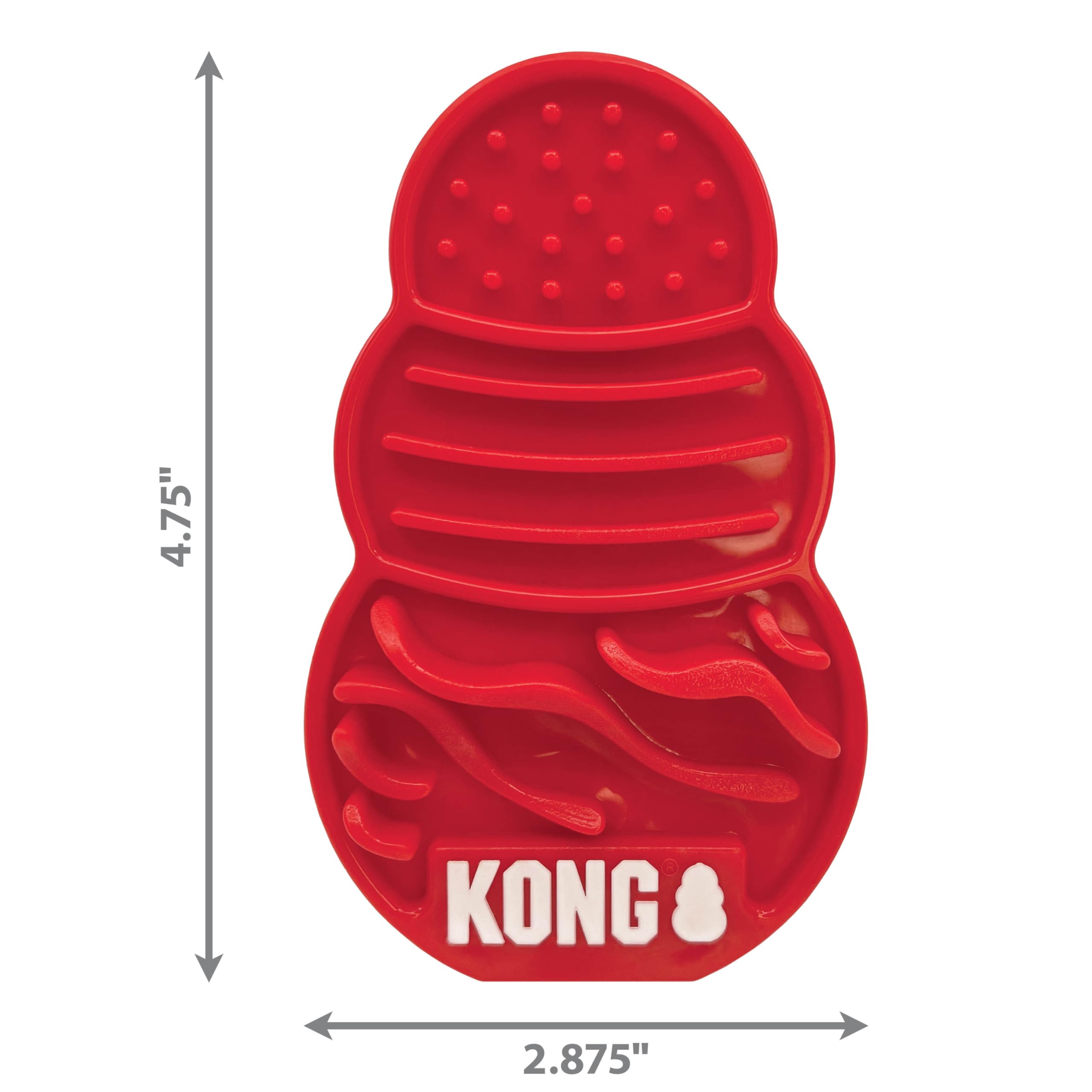 KONG Licks Mat Treat Dispenser with Ridges and Grooves (Small)