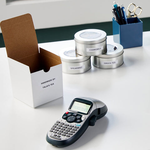 DYMO LetraTag Labeling Tape for LetraTag Label Makers, Black print on Metallic Silver tape, 1/2'' W x 13' L