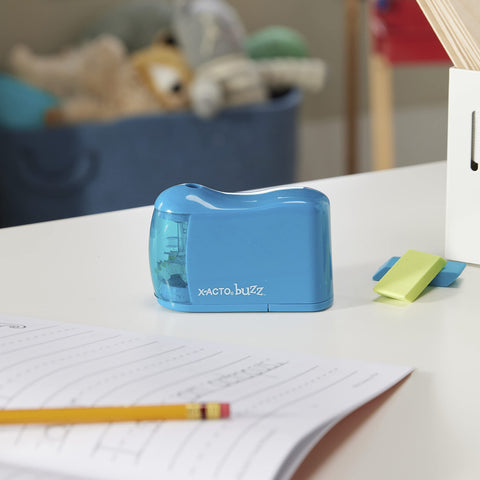 X-ACTO Buzz Battery Pencil Sharpener, Assorted Colors, 1 Count - Back to School, Teacher, Classroom Supplies