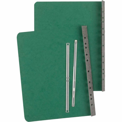 ACCO PRESSTEX Report Cover, Side Bound, Tyvek Reinforced Hinge, 8.5 Inch Centers, 3 Inch Capacity, Letter Size, Dark Green (A7025076A)