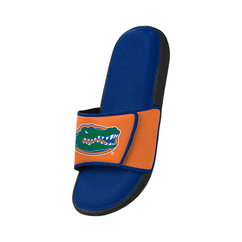 FOCO NCAA Florida Gators Mens Deluxe Foam Sport Shower Slide Flip Flop SandalsDeluxe Foam Sport Shower Slide Flip Flop Sandals, Team Color, Medium/ Mens Size 9-10