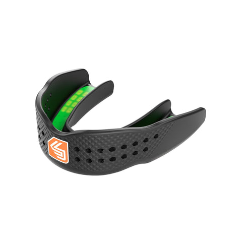 Shock Doctor Mouthguard Superfit – Easy-Fit Strap/Strapless mouthguard – Low Profile Fit Perfect for Basketball, Hockey, Lacrosse, All Sport