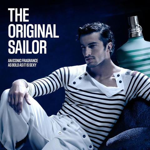 Jean Paul Gaultier Le Male Eau de Toilette - Long Lasting Amber Aromatic Cologne for Men with Fresh Mint, Lavender & Sensual Vanilla - Luxury Men's Cologne Spray, 4.2 oz