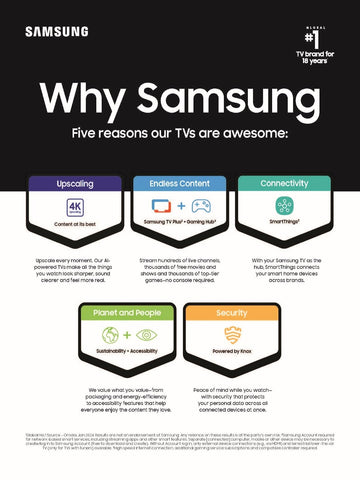 Samsung 55-Inch Class OLED 4K S90D Series HDR+ Smart TV w/Dolby Atmos, Object Tracking Sound Lite, Motion Xcelerator, Real Depth Enhancer, 4K AI Upscaling, Alexa Built-in (QN55S90D, 2024 Model)