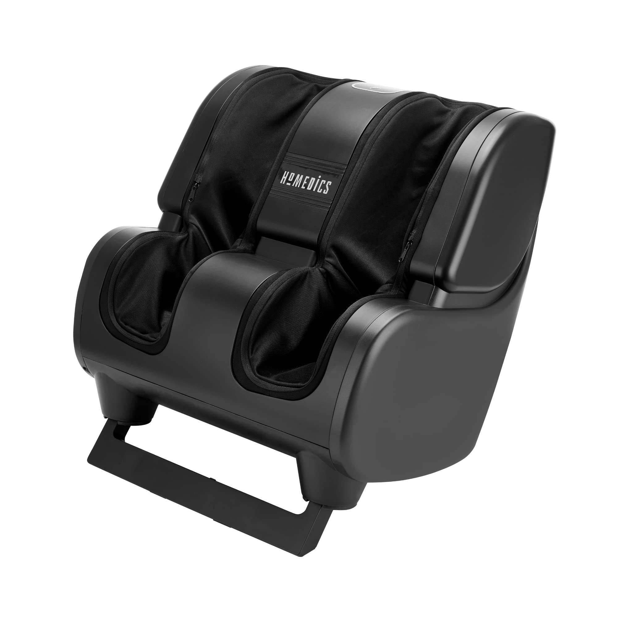 Homedics Foot and Calf Massager, Deep Kneading Rolling Massage with 4 Programs, 3 Intensities, Adjustable Tilt for Comfort & Washable Liners. Foot Massager Machine That Hits The Calf at The Same time