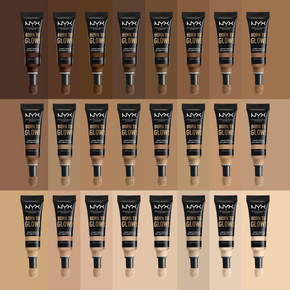 NYX PROFESSIONAL MAKEUP Born To Glow Radiant Concealer, Medium Coverage - Pale