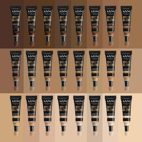 NYX PROFESSIONAL MAKEUP Born To Glow Radiant Concealer, Medium Coverage - Pale