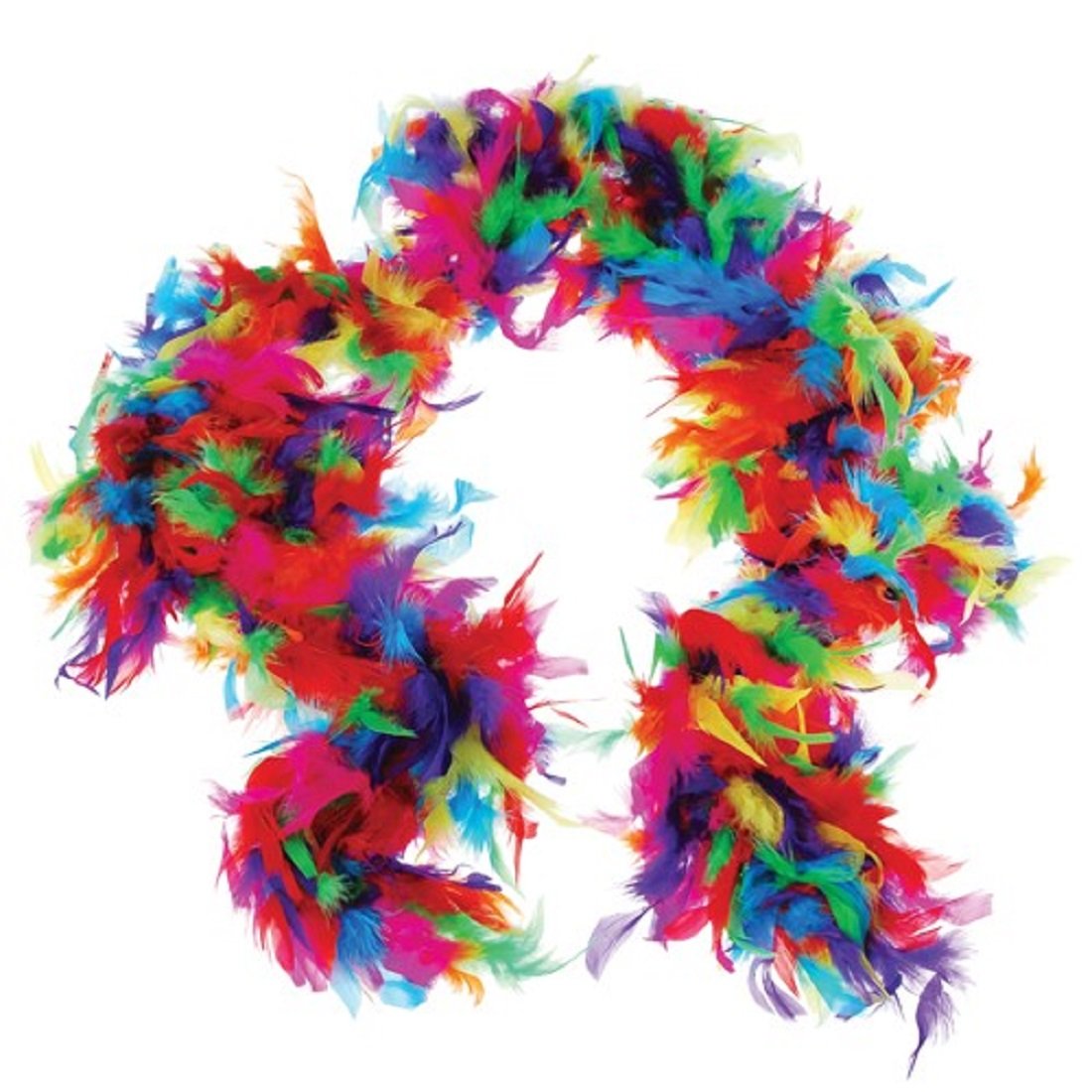 U. S. Toy U.S. Toy Multicolor Feather Boa, Multocolor, USTMX76-78