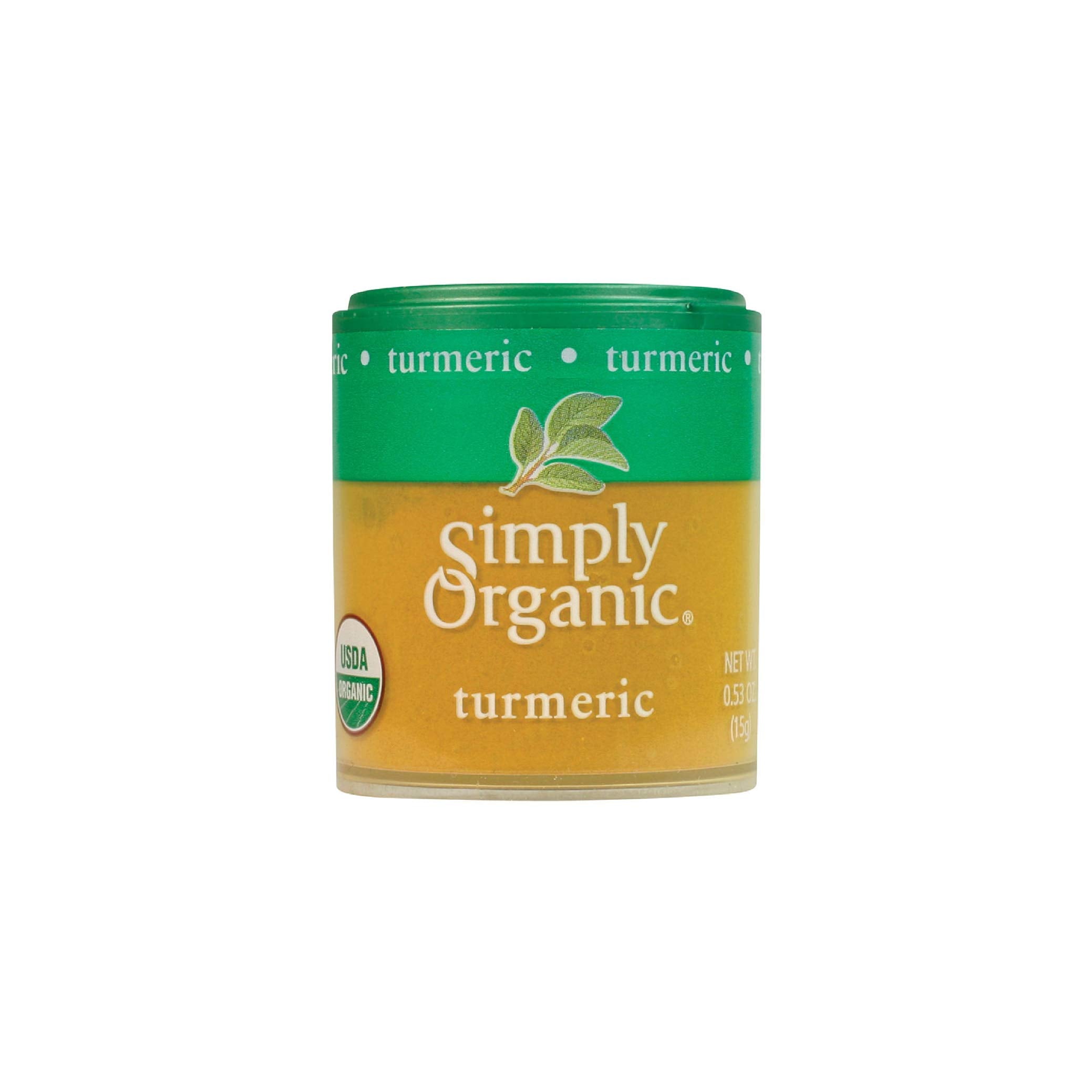 Simply Organic, Mini Ground Turmeric, .53 oz